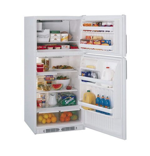 Hotpoint® 18.2 Cubic Foot Capacity Top-Freezer Refrigerator with Icemaker