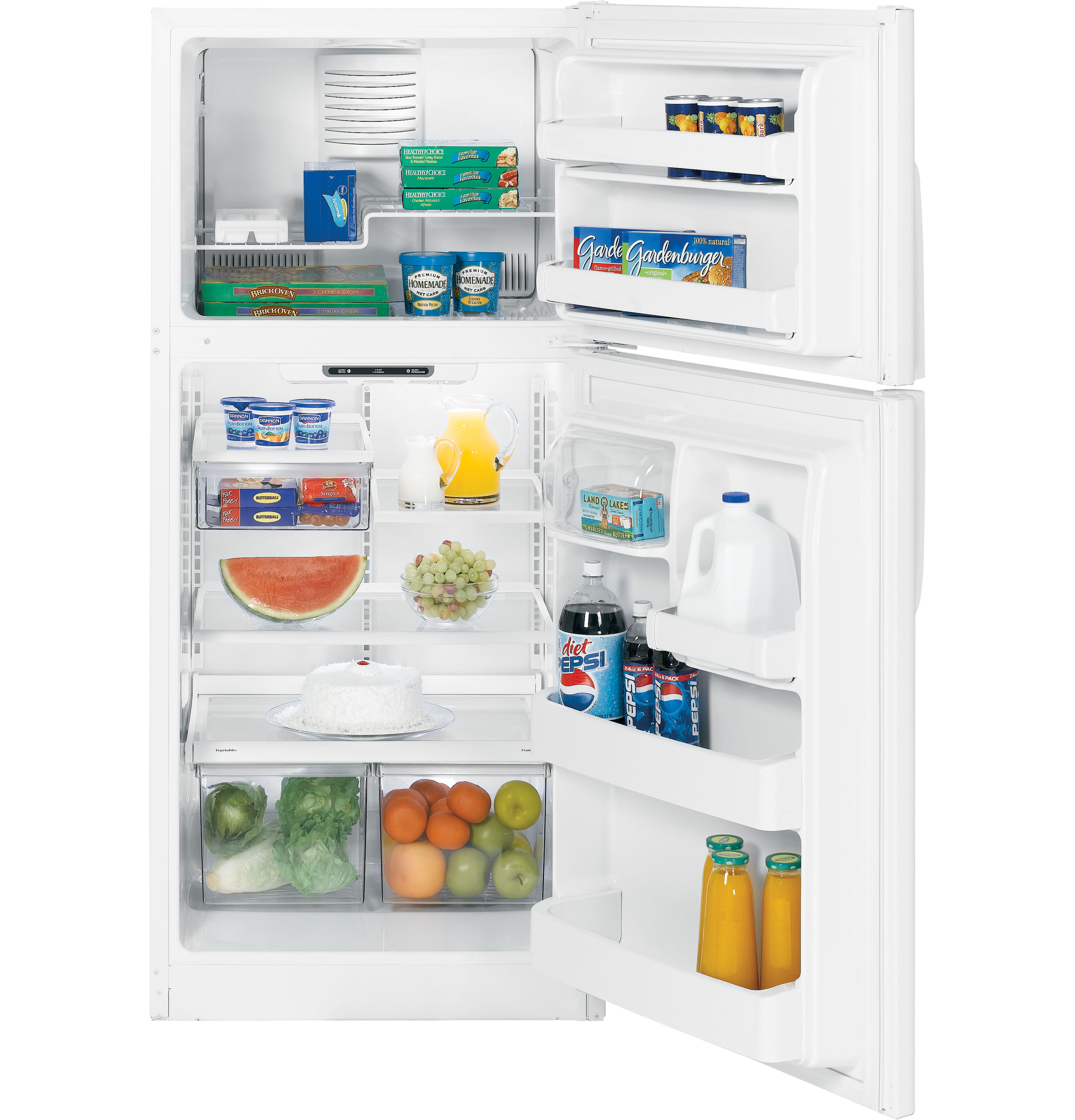 GE® ENERGY STAR® 18.0 Cu. Ft. Top-Freezer Refrigerator
