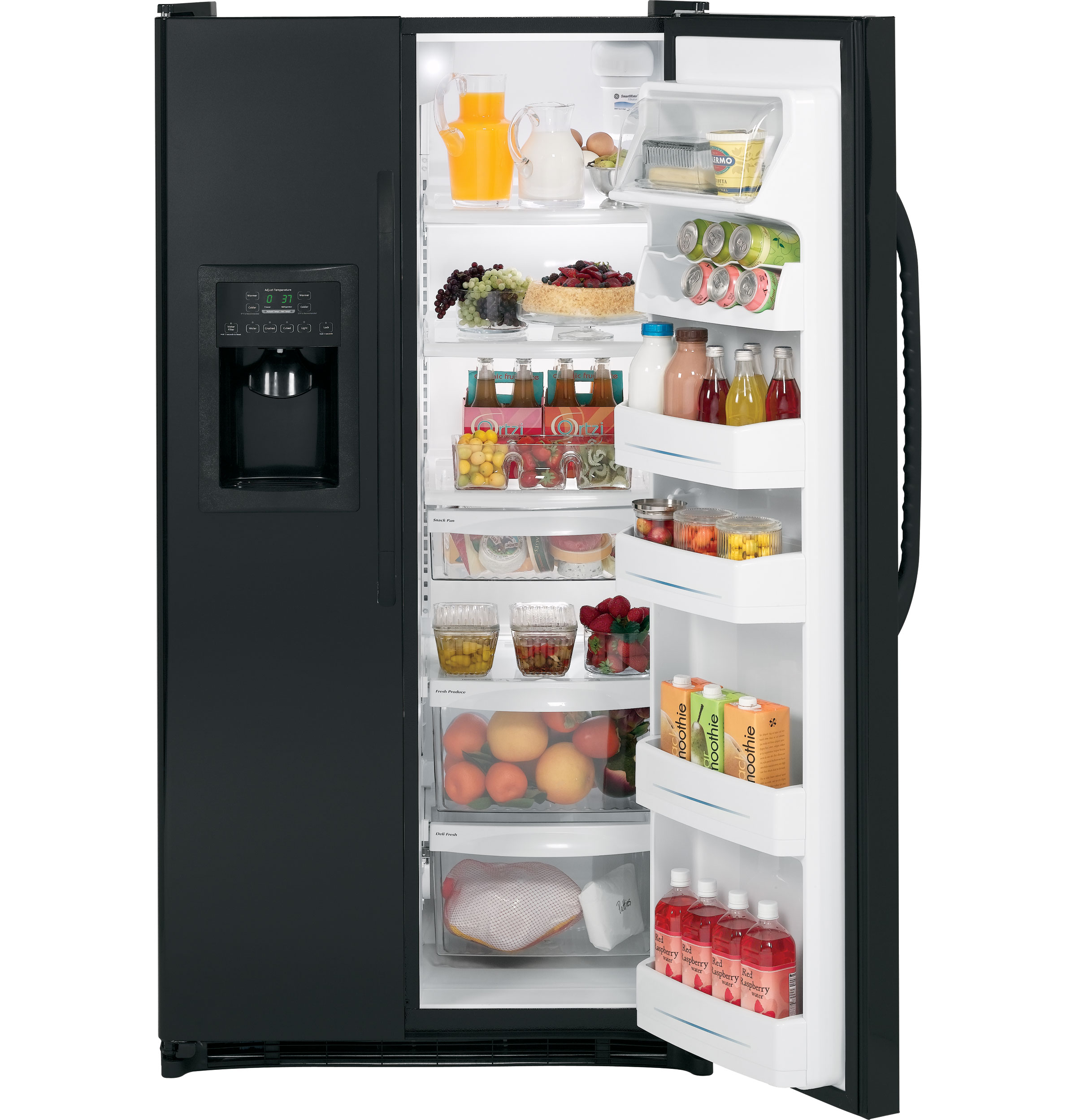 GE® ENERGY STAR® 25.0 Cu. Ft. Side-By-Side Refrigerator with Dispenser