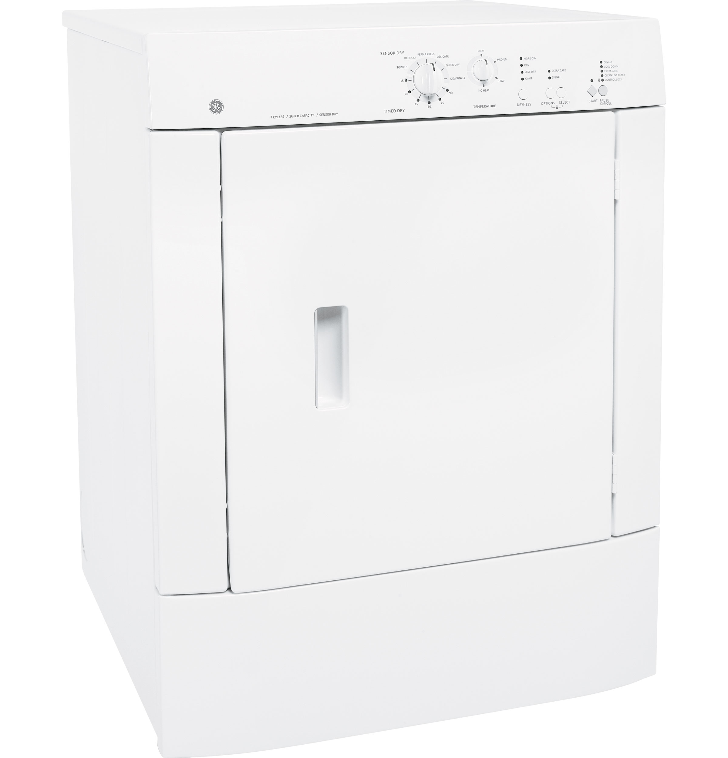 GE® 5.8 Cu. Ft. Extra-Large Capacity Frontload Electric Dryer