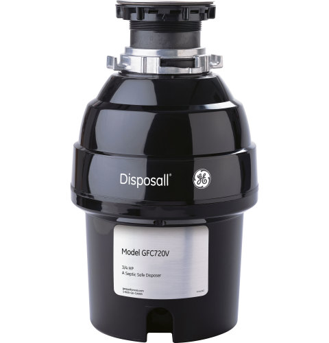 GE DISPOSALL®  3/4 HP Continuous Feed Garbage Disposer - Non-Corded — Model #: GFC720V