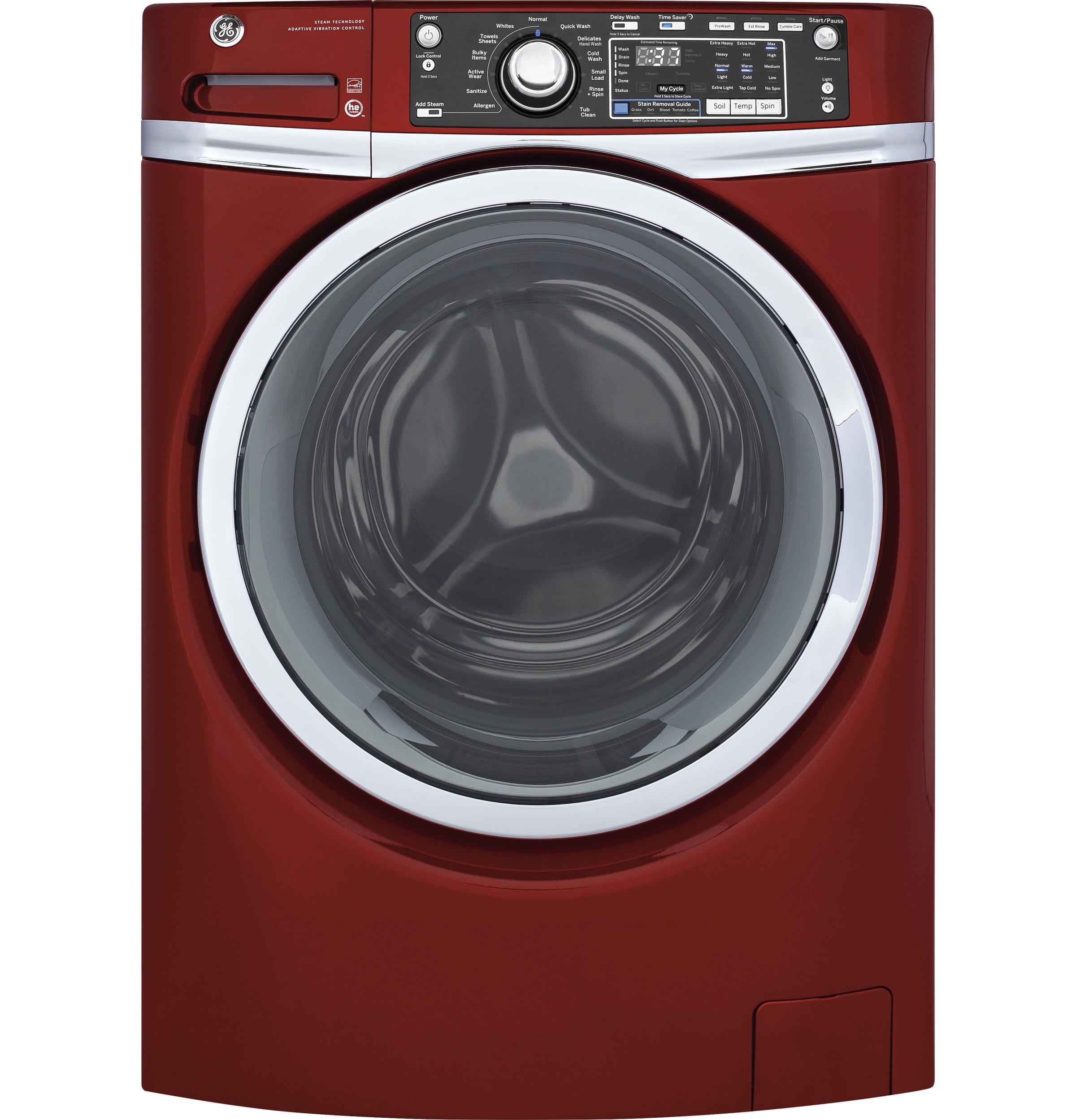 GE® 4.9 DOE cu. ft. Capacity Front Load ENERGY STAR® Washer with Steam