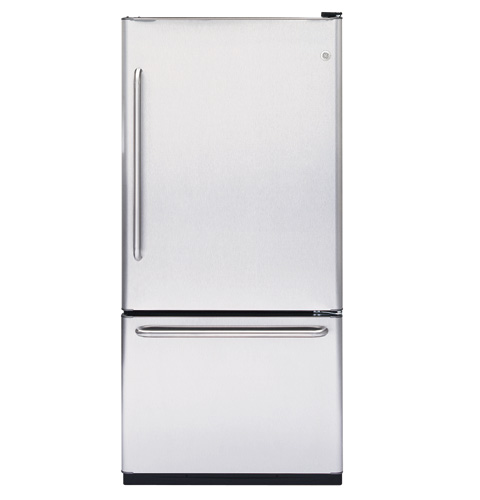 GE® ENERGY STAR® 18.1 Cu. Ft. Stainless Bottom-Freezer Drawer Refrigerator