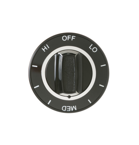Range Burner Control Knob - Black