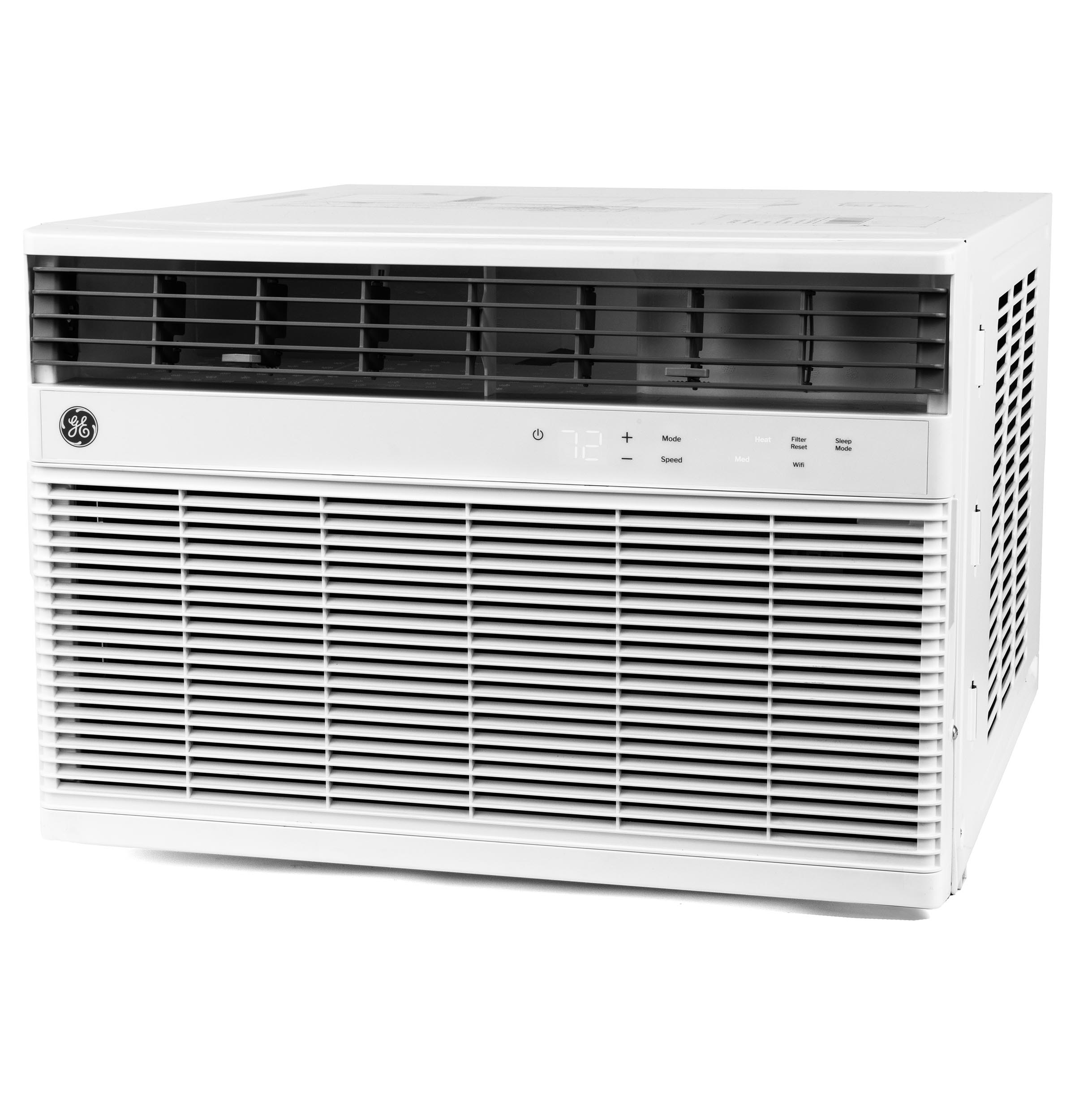 GE® 8,000 BTU Smart Heat/Cool Electronic Window Air Conditioner for Medium Rooms up to 350 sq. ft.
