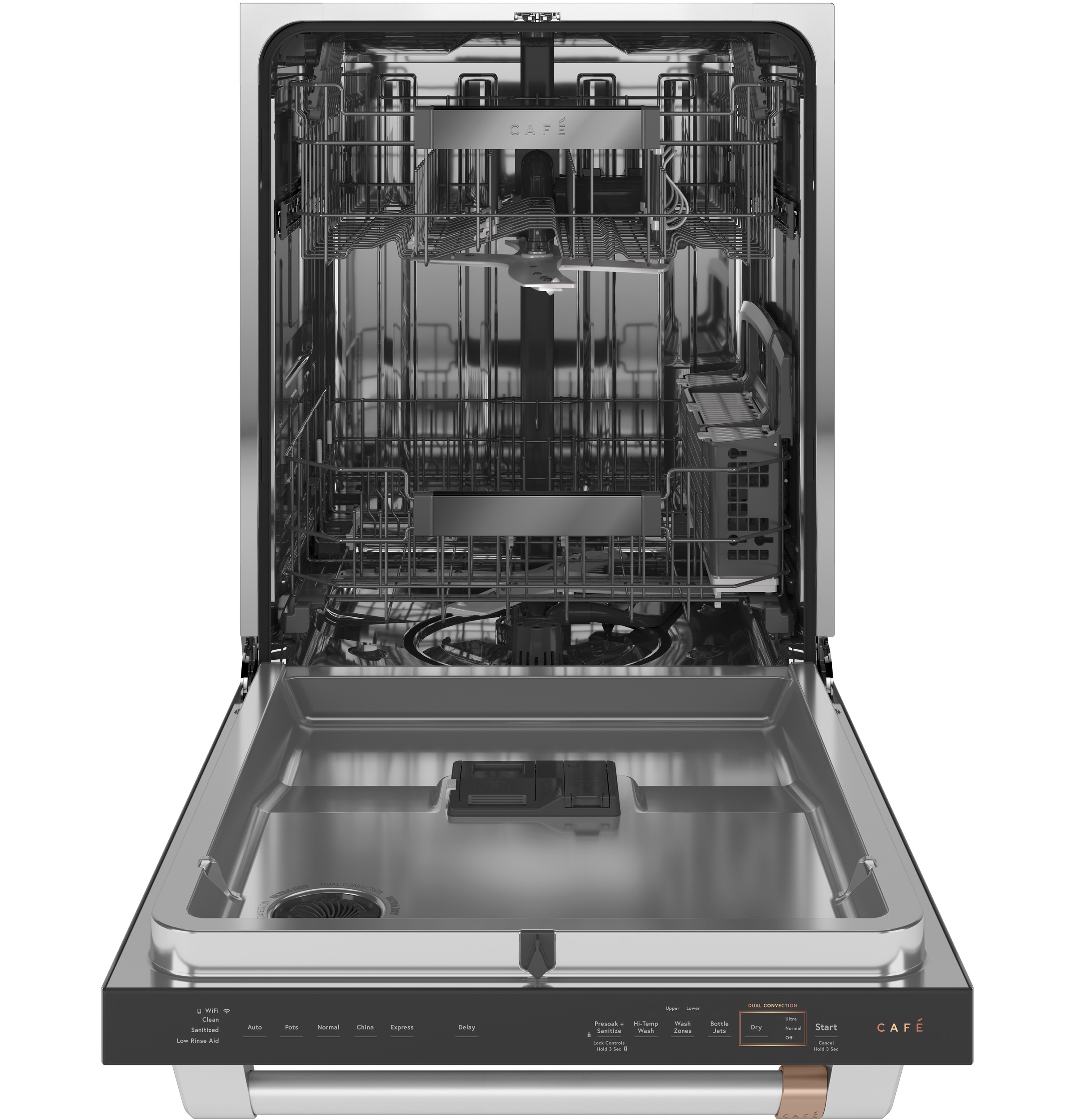 Café™ Smart Stainless Steel Interior Dishwasher with Sanitize and Ultra Wash & Dual Convection Ultra Dry