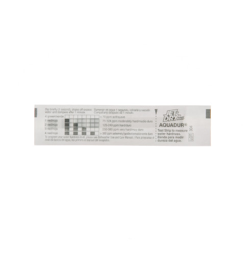 Water hardness test strip