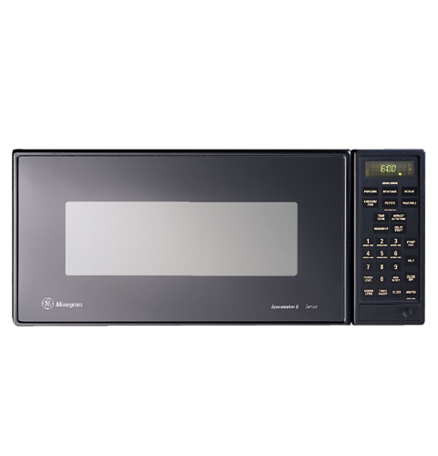 GE Monogram® Black 0.9 Cu. Ft. Compact Microwave Oven with Sensor Cooking Controls