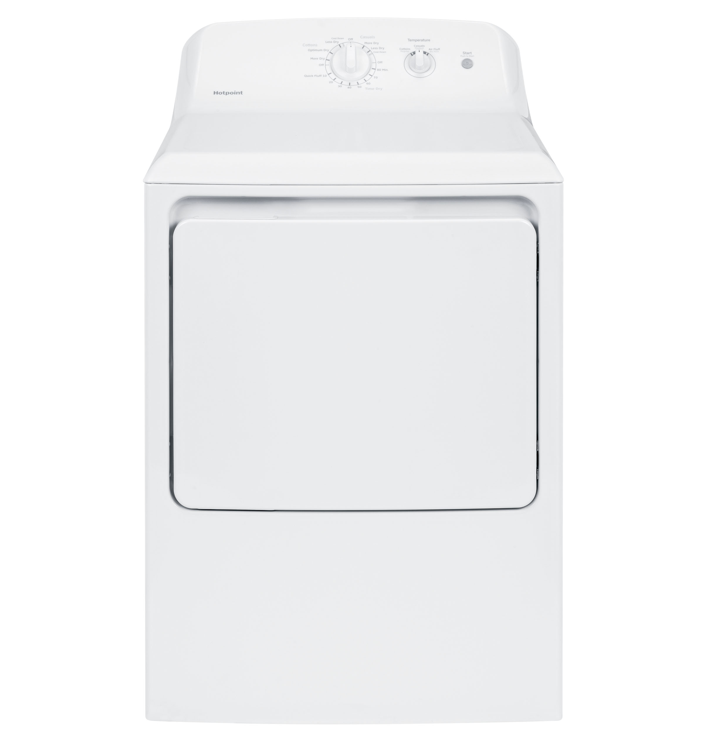 Hotpoint® 6.2 cu. ft. capacity aluminized alloy electric dryer